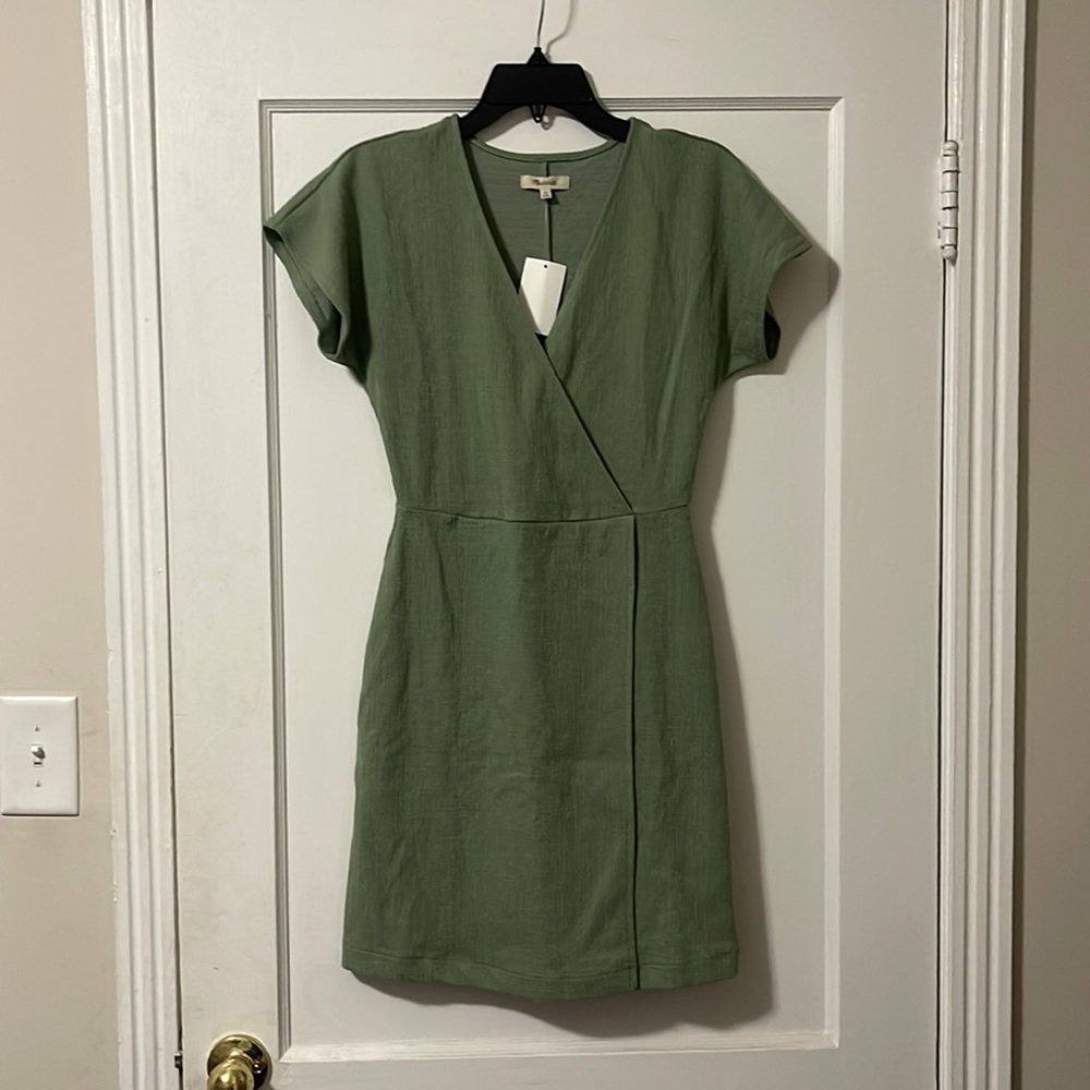 Sage Green Madewell Dress, NWT XS